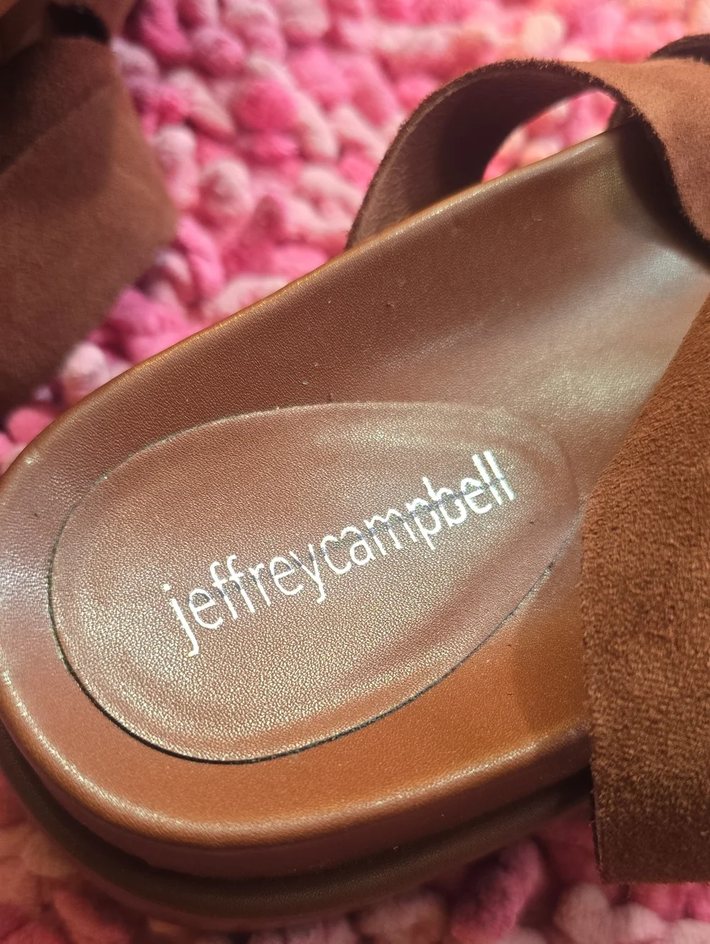 Jeffery Campbell  Platform Strappy Sandals in Brick Color